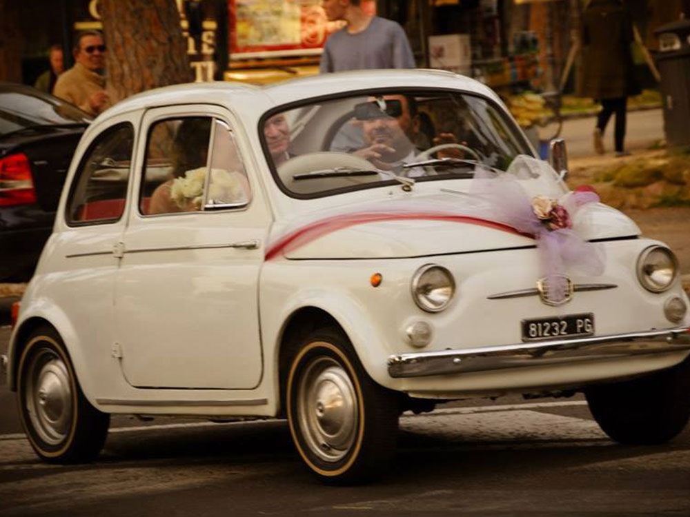 Fiat 500 matrimonio